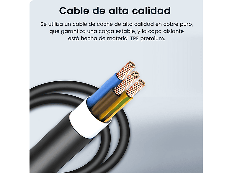 SMORGR 22KW 6A-32A,Tipo 2,IP67 — Cargadores vehículos eléctricos, Negro