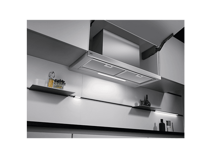 AEG Serie 5000 Extractor DPE5960M — Campana extraíble, 3 velocidades, 445 m³/h, 900 mm, Grey