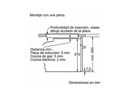 BOSCH HBG578EW7 — Horno multifunción, Integrable, Pirolítico, 59 mm, White