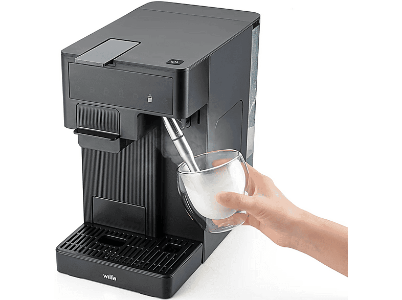 WILFA Volo Multi Coffee Machine — Cafeteras multicápsulas, 1350 W, Negro, 20 bar, 350 ml