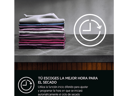 AEG Serie 7000 SensiDry TR718EBOB — Secadora bomba de calor, 8 kg, Blanco