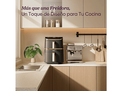 COSORI Turbo Tower Pro Smart™ Chef Edition — Freidora de aire, 2630 W, Negro, Doble Resistencia, 10.8 l