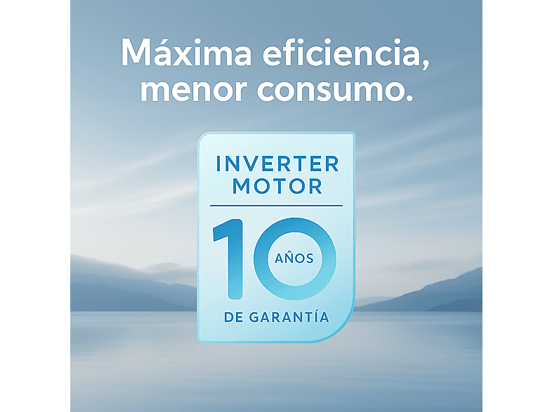 VOK EVW-8BAWL2412 — Lavadora carga frontal, 8 kg, 14 programas, Blanco, Motor Inverter