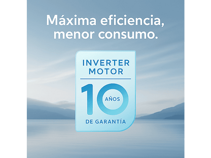 VOK EVW-8BAWL2412 — Lavadora carga frontal, 8 kg, 14 programas, Blanco, Motor Inverter