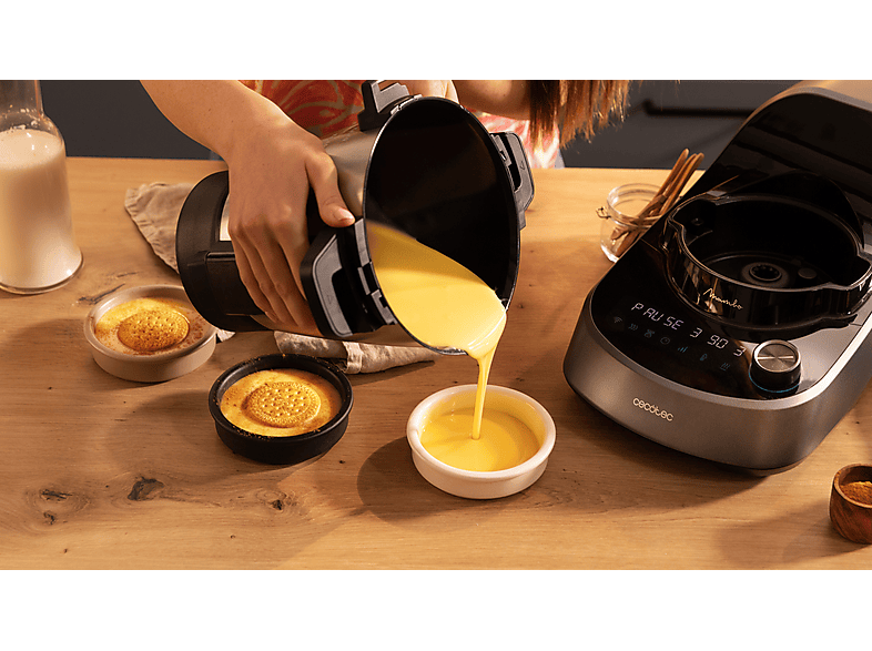 CECOTEC Mambo 11090 Habana — Robot de cocina, 1600W, Negro, 3.3 l, 37 funciones