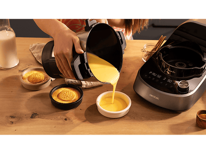CECOTEC Mambo 11090 Habana — Robot de cocina, 1600W, Negro, 3.3 l, 37 funciones