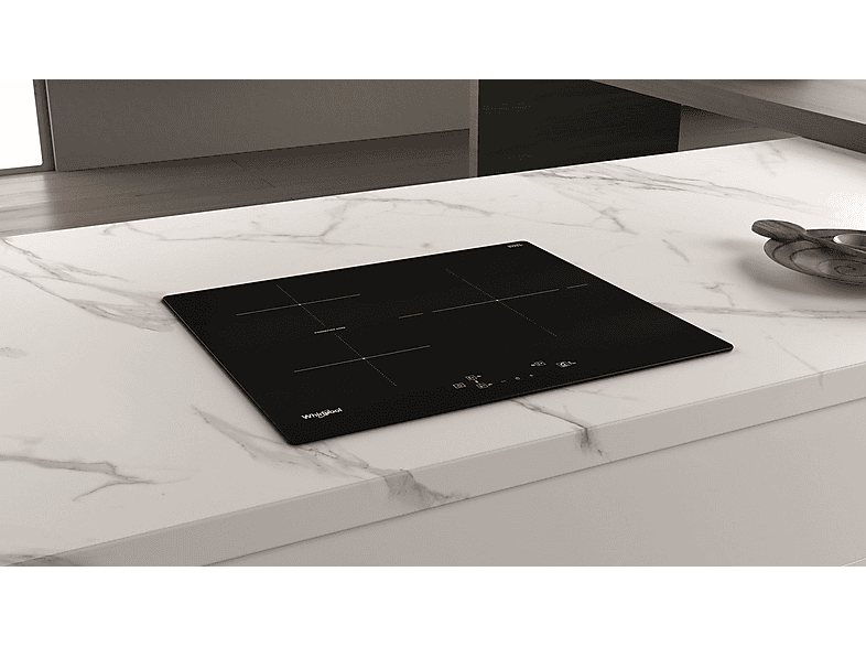 WHIRLPOOL WB Q4860 NE — Placa inducción, Zona grande 30 cm, 59 cm, Negro, 3 zonas