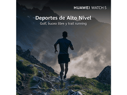 HUAWEI Watch 5 — Smartwatch, 46mm, 32 GB, Negro, NFC