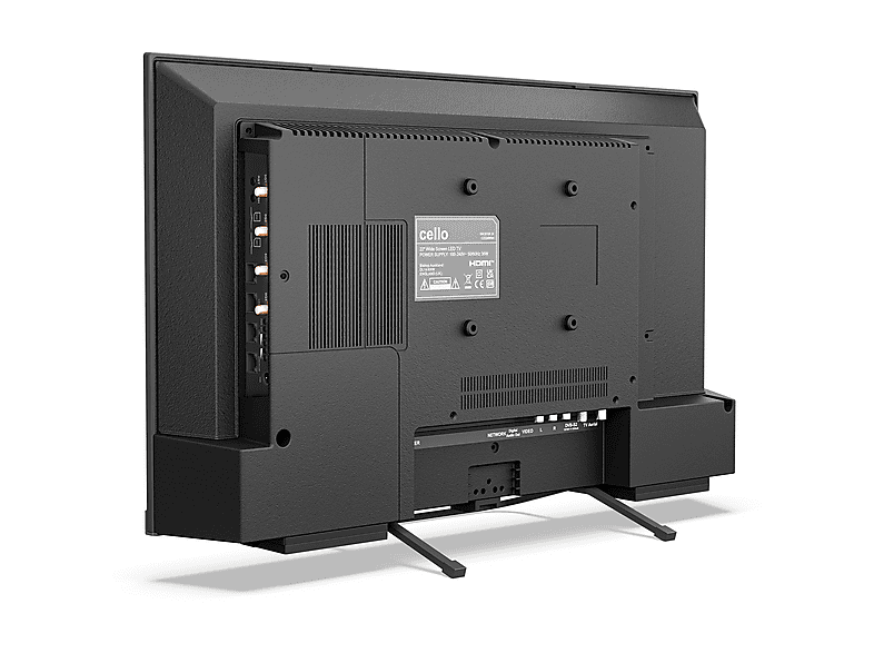 CELLO C24TZR-VOY — TV LED 24", Negro, HD-ready, Smart TV, DVB-T2 (H.265)