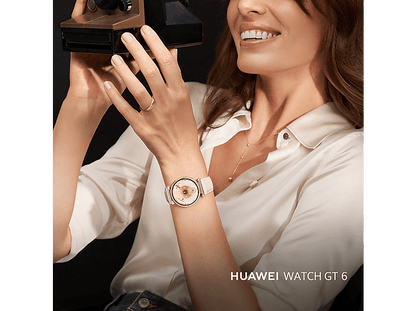HUAWEI Watch GT6 — Smartwatch, 41mm, Bluetooth, Blanco, Pantalla AMOLED