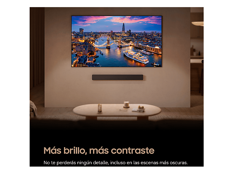 SAMSUNG TQ83S83HAEXXC — TV OLED 83", Negro, OLED 4K, NQ4 AI Gen2 Processor, Smart TV