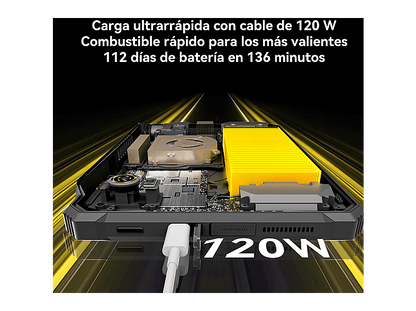 BLACKVIEW Active 12 PRO 5G con teclado y correa — Tablet, 256 GB, Negro, 12 GB RAM, 11" Full-HD+