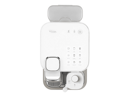 DE LONGHI — Cafetera de cápsulas, De'Longhi Nespresso® Gran Latissima EN640.W, 1400W, Blanco, 19 bar