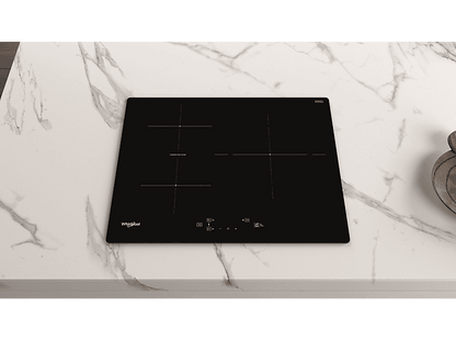 WHIRLPOOL WB Q4860 NE — Placa inducción, Zona grande 30 cm, 59 cm, Negro, 3 zonas