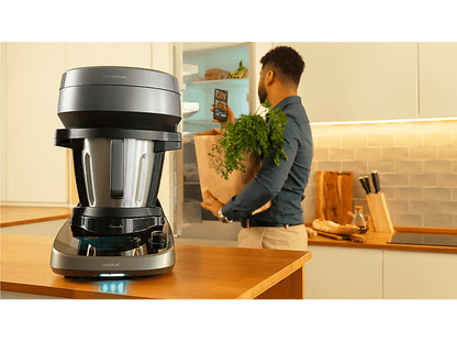 CECOTEC Mambo CooKing Total Gourmet — Robot de cocina, 2200W, Dispensador, Autolimpieza, Inox