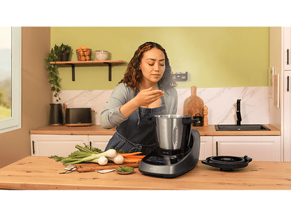 CECOTEC Mambo Touch con Jarra Habana — Robot de cocina, 1600W, Negro, 3.3 l, 37 Funciones