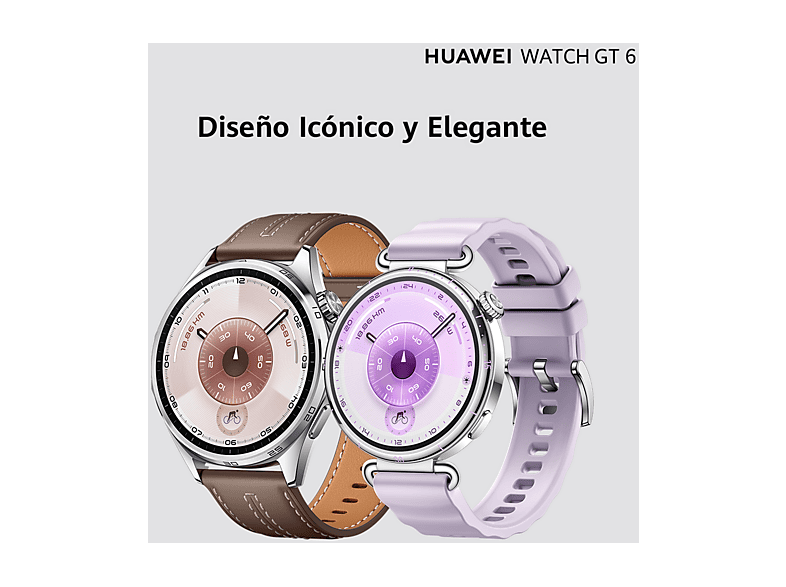 HUAWEI Watch GT6 — Smartwatch, 41mm, Bluetooth, Blanco, Pantalla AMOLED