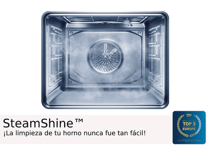 BEKO BBSE12120XD — Pack Horno + Placa, 59 cm, Inox, Horno Multifunción, 72 l