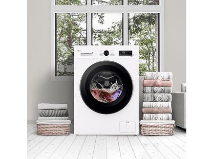 LG F4X1009NWK — Lavadora carga frontal, 9 kg, 10 programas, 1400 rpm, AI Direct Drive™