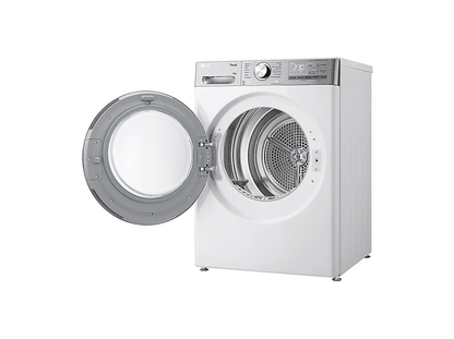LG RH10V9AV2WR — Secadora bomba de calor, 10 kg, 14 programas, Blanco, Display LED
