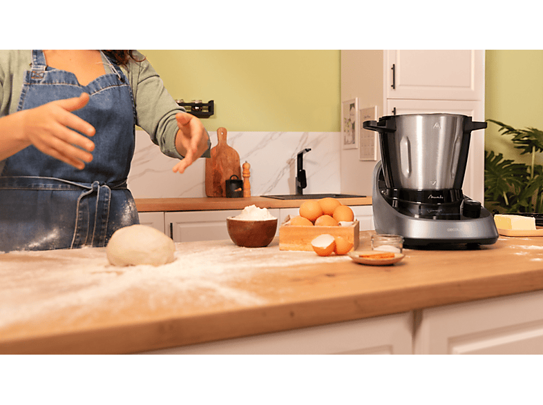 CECOTEC Mambo Touch con Jarra Habana — Robot de cocina, 1600W, Negro, 3.3 l, 37 Funciones
