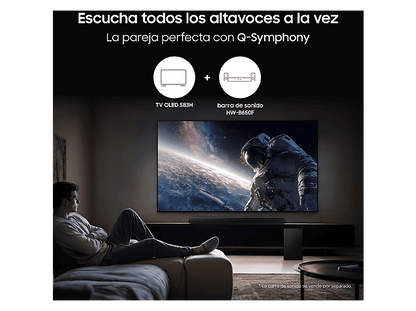 SAMSUNG TQ83S83HAEXXC — TV OLED 83", Negro, OLED 4K, NQ4 AI Gen2 Processor, Smart TV