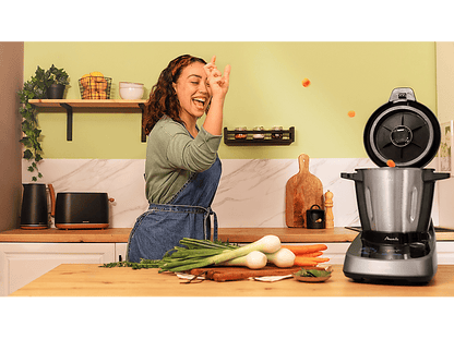 CECOTEC Mambo Touch con Jarra Habana — Robot de cocina, 1600W, Negro, 3.3 l, 37 Funciones