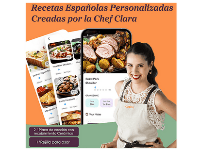 COSORI Turbo Tower Pro Smart™ Chef Edition — Freidora de aire, 2630 W, Negro, Doble Resistencia, 10.8 l