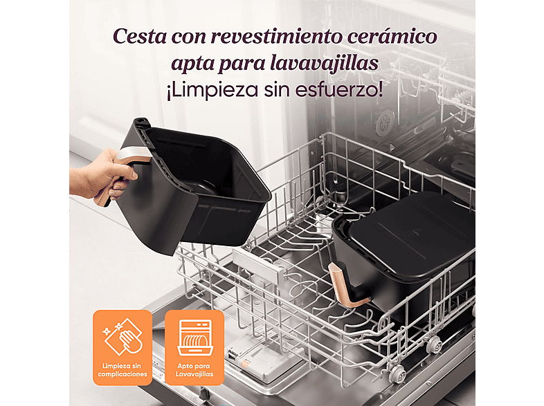 COSORI Turbo Tower Pro Smart™ Chef Edition — Freidora de aire, 2630 W, Negro, Doble Resistencia, 10.8 l