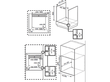 BEKO BBSE12120XD — Pack Horno + Placa, 59 cm, Inox, Horno Multifunción, 72 l