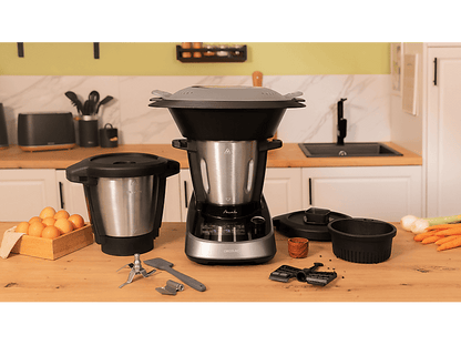 CECOTEC Mambo Touch con Jarra Habana — Robot de cocina, 1600W, Negro, 3.3 l, 37 Funciones